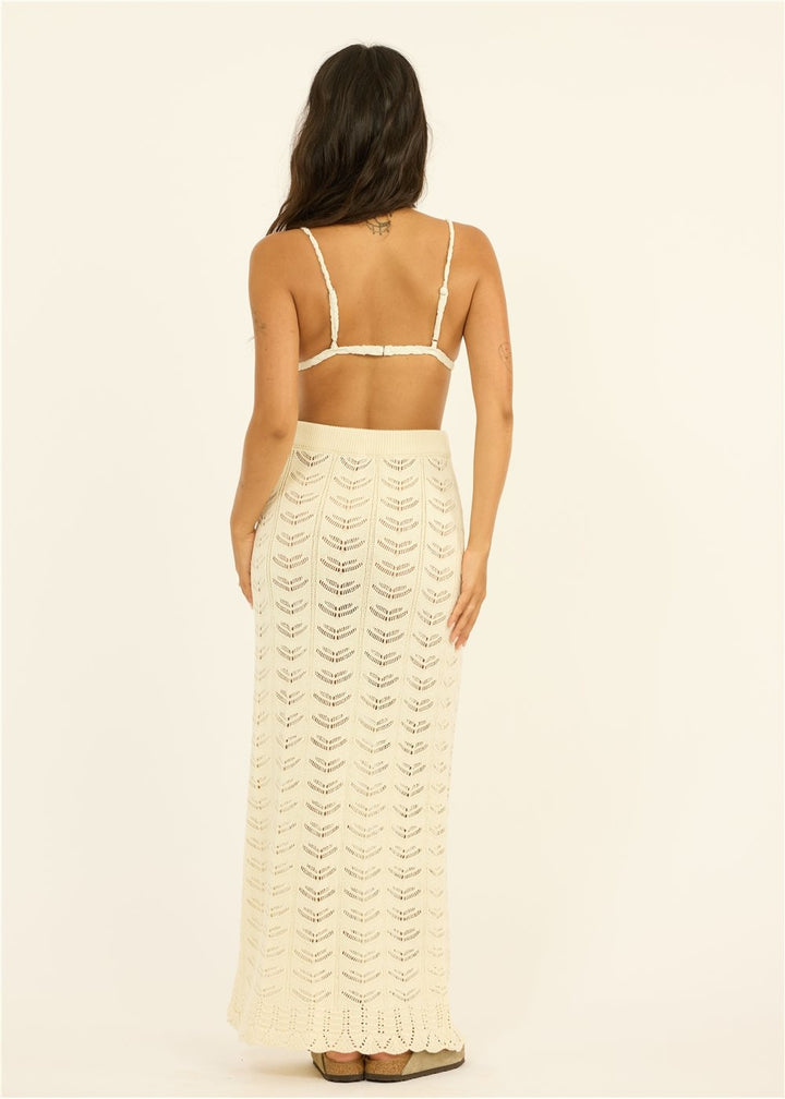 Sun To Sea Midi Woven Skirt