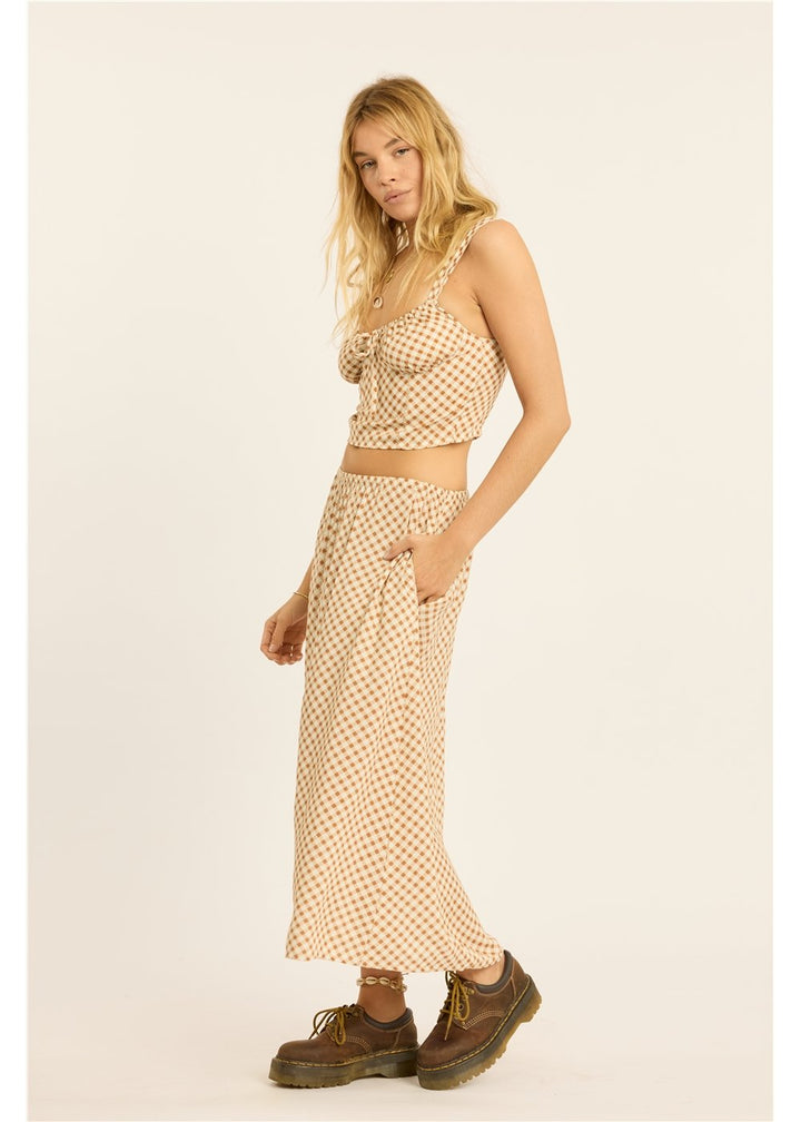 Coasting Along Woven Midi Skirt