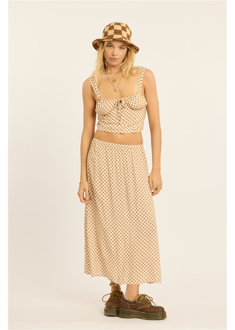 Coasting Along Woven Midi Skirt