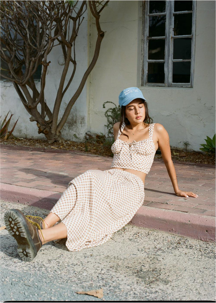 Coasting Along Woven Midi Skirt