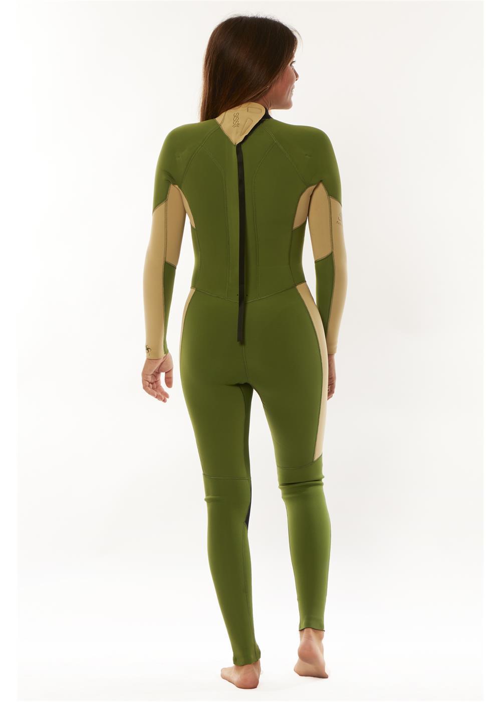 Seven Seas 4/3 Back Zip Break Up Full Wetsuit