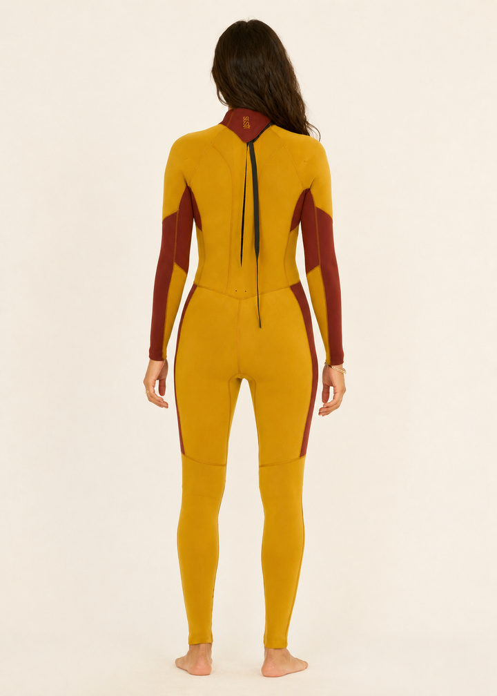 7 Seas 4/3 Back Zip Break Up Full Wetsuit