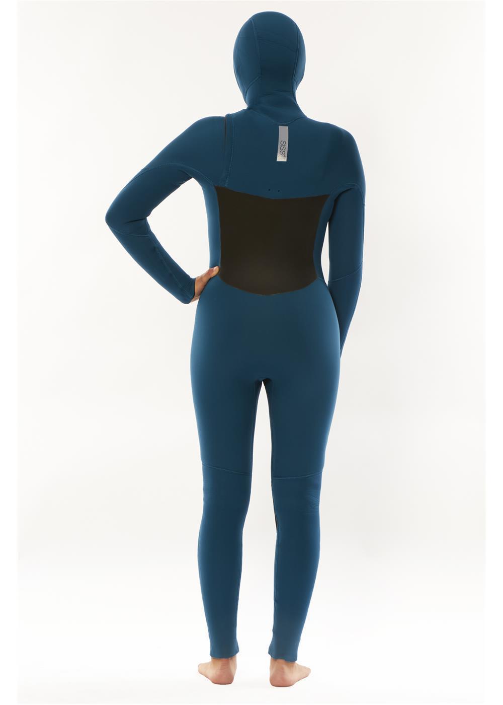 Seven Seas 6/5 Hooded Chest Zip Wetsuit