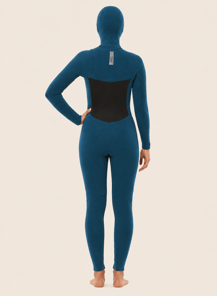 7 Seas 6/5 Hooded Chest Zip Full Wetsuit