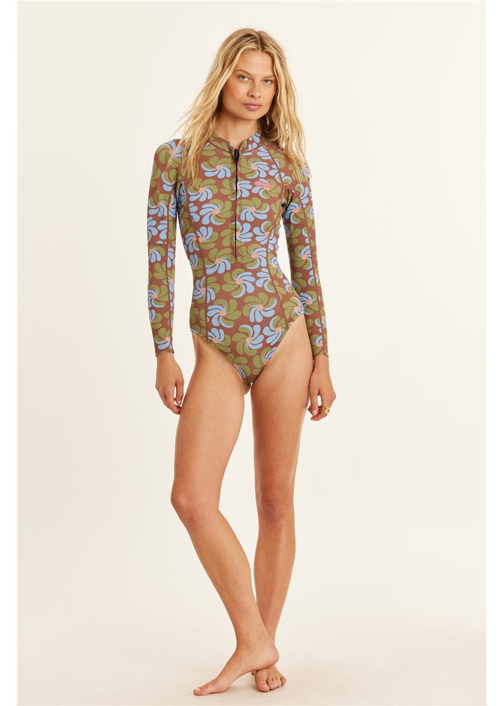 Summer Seas 1mm Long Sleeve Cheeky Spring Wetsuit