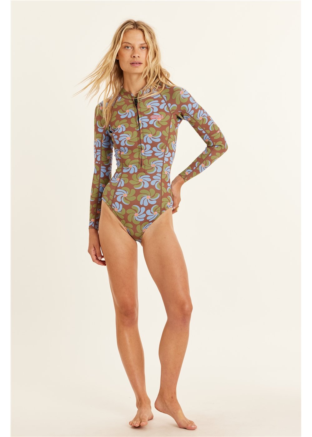 Summer Seas 1mm Long Sleeve Cheeky Spring Wetsuit