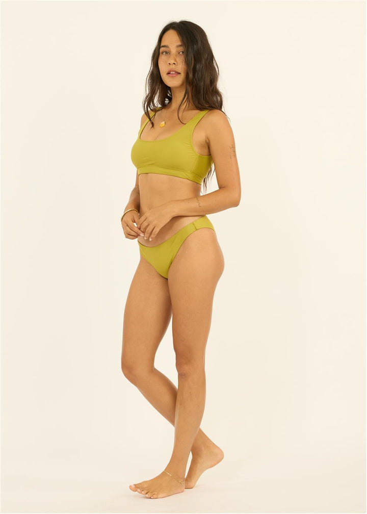 Seeker Solid Cheeky Bottom Swim Bottom