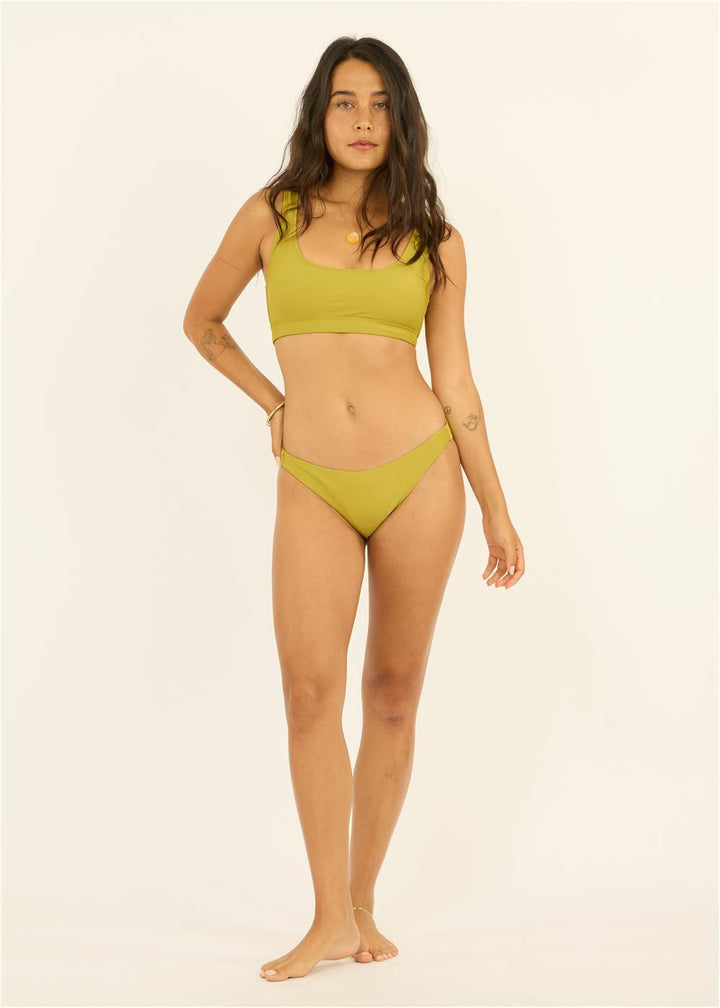 Seeker Solid Cheeky Bottom Swim Bottom