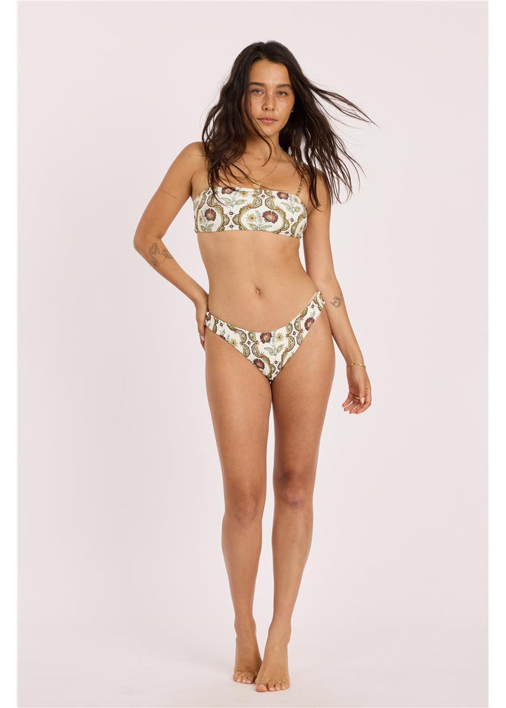 Floral Folks Reverisble High Hip Swim Bottom