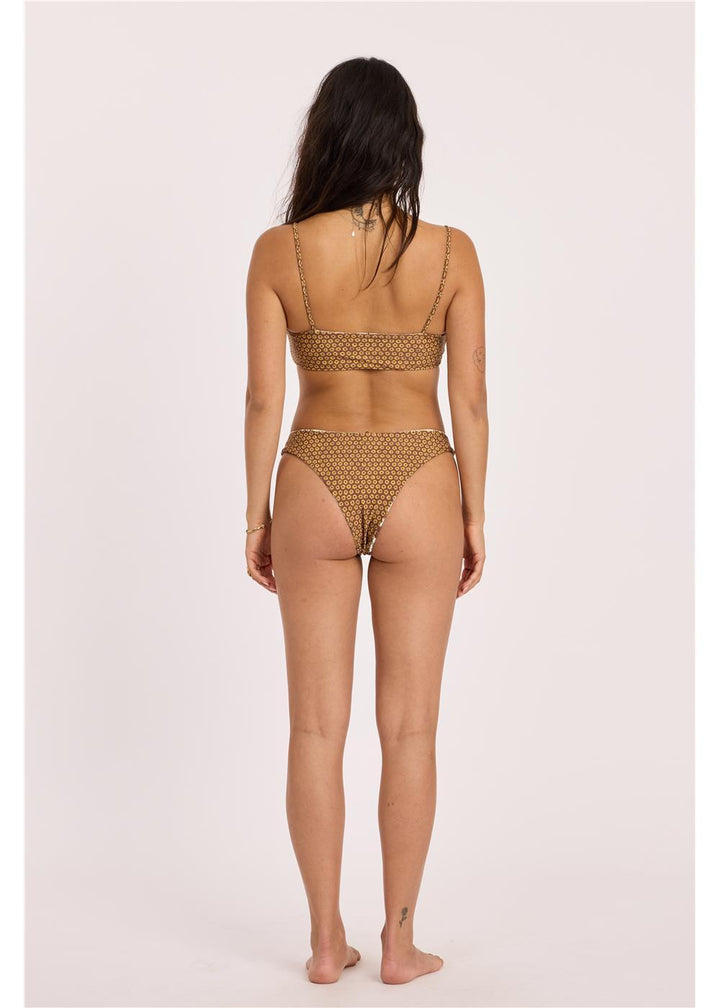 Floral Folks Reverisble High Hip Swim Bottom