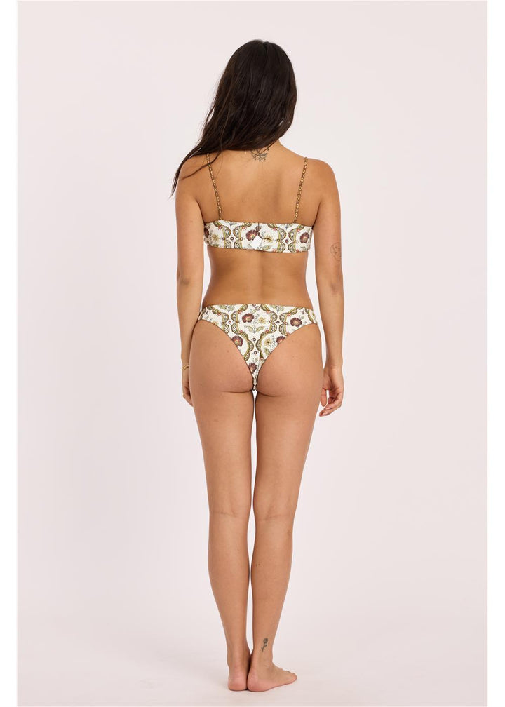 Floral Folks Reverisble High Hip Swim Bottom