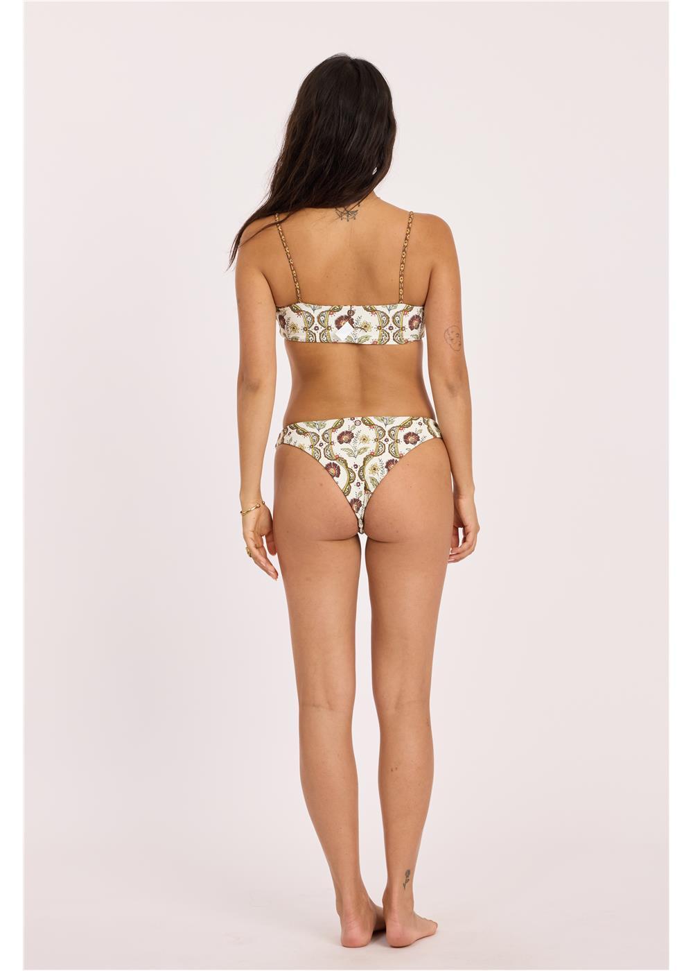 Floral Folks Reverisble High Hip Swim Bottom