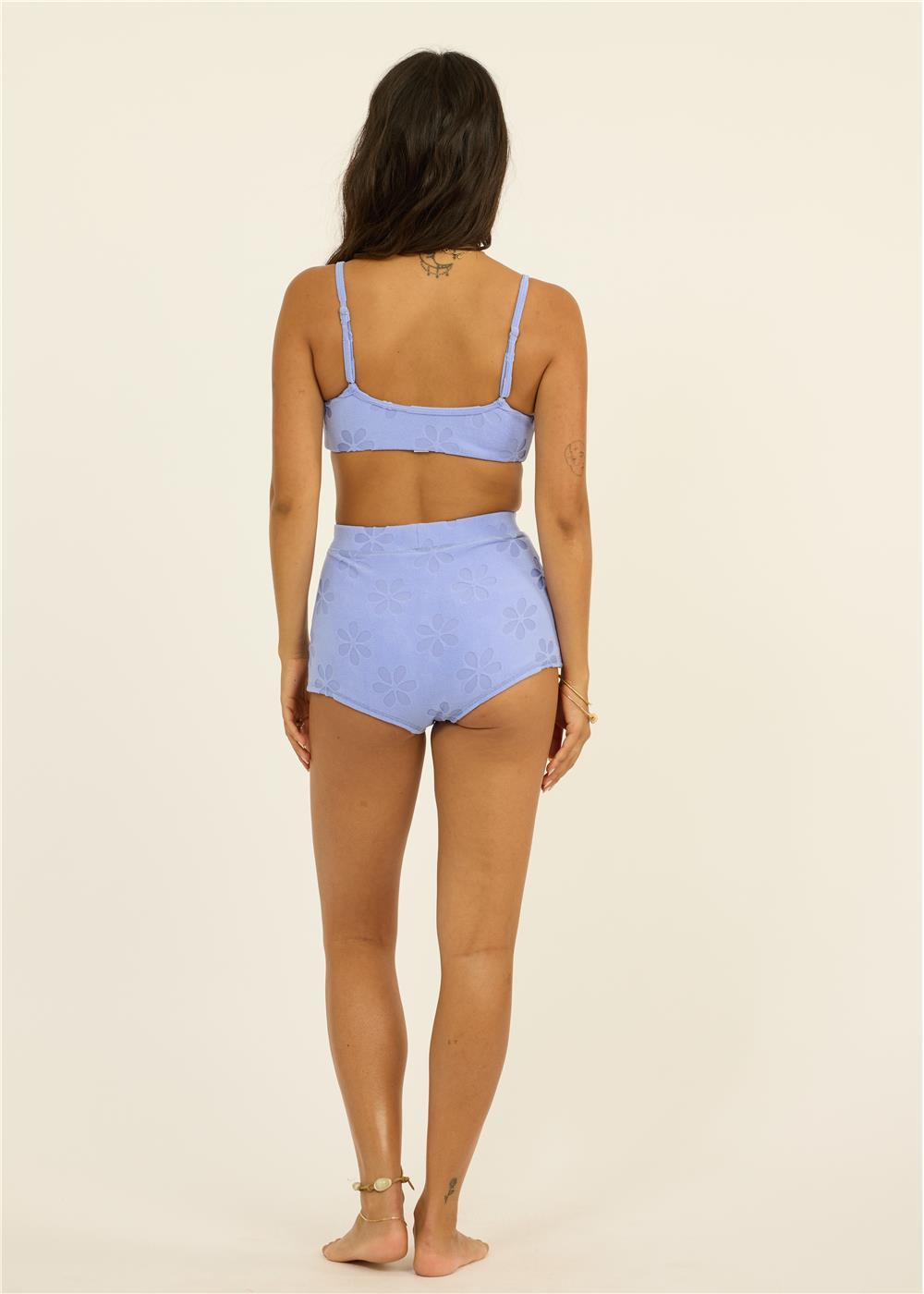 Love Struck Terry High Waist Surf Short Swim Bottom