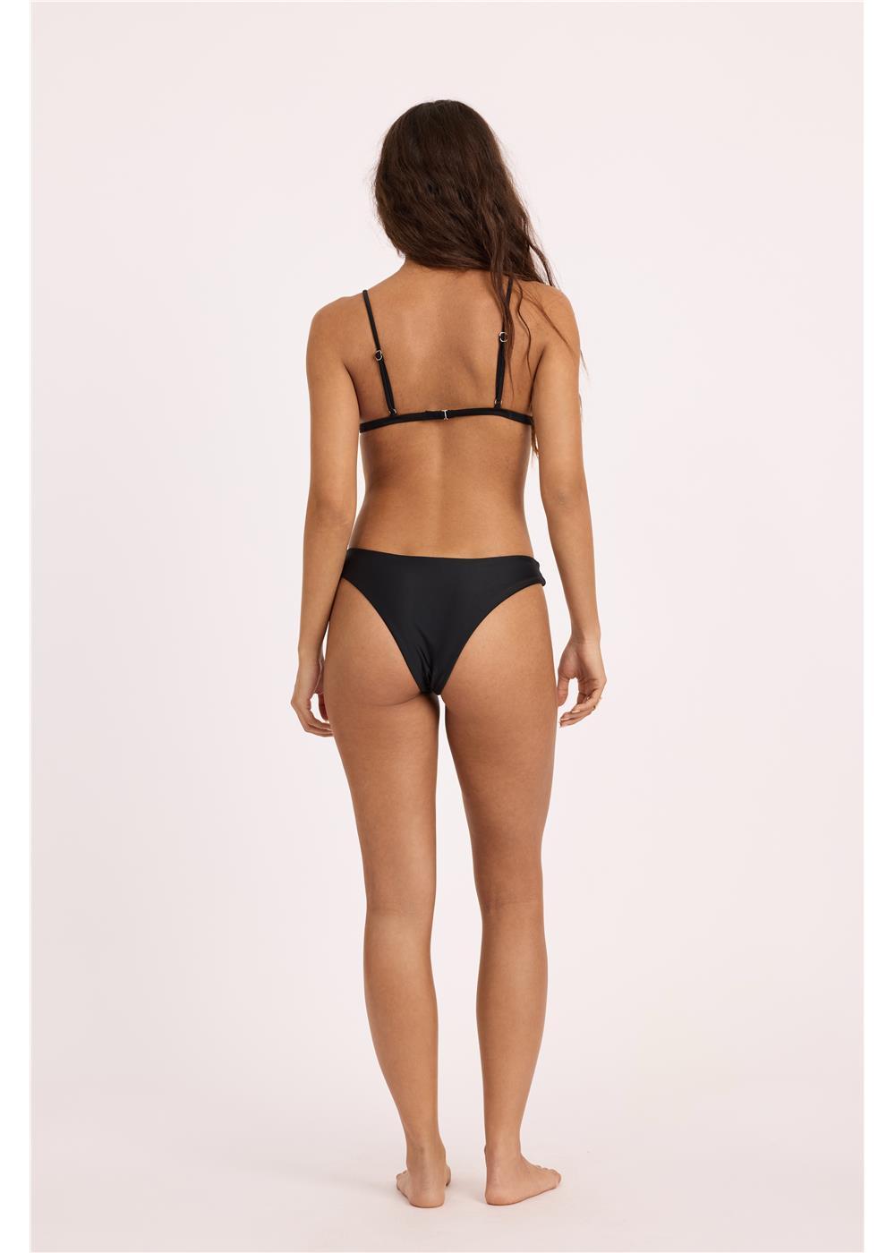 Seeker Solid High Hip Bottom Swim Bottom