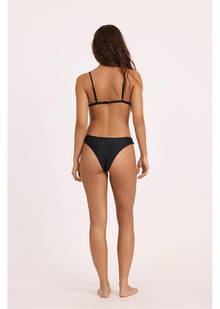 Seeker Solid High Hip Bottom Swim Bottom