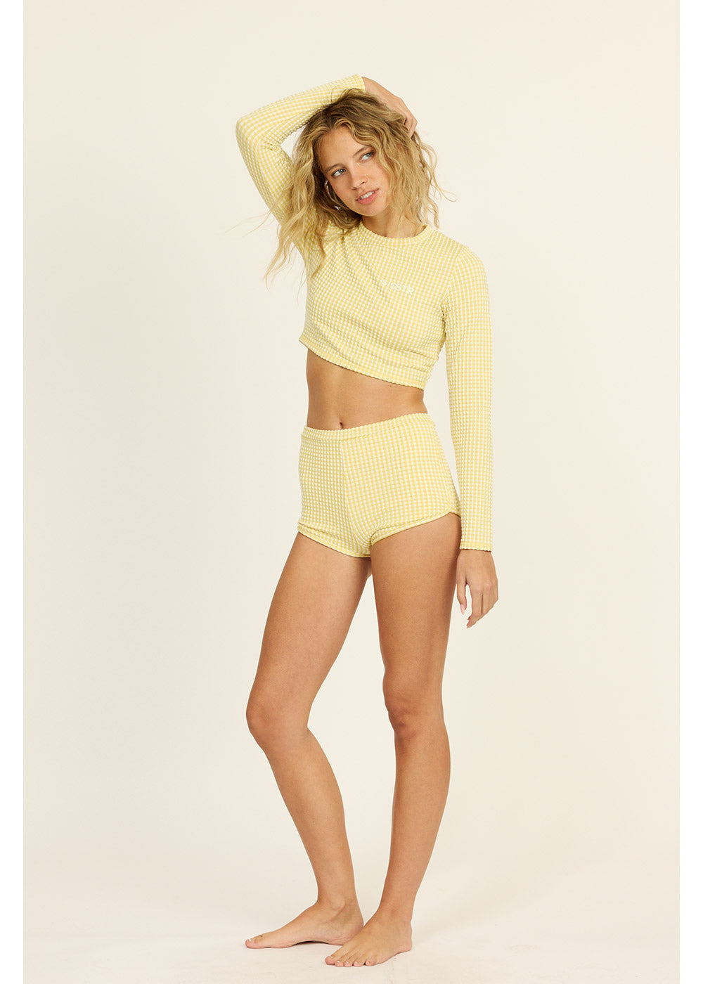 Cross Step Rashguard Swim Top
