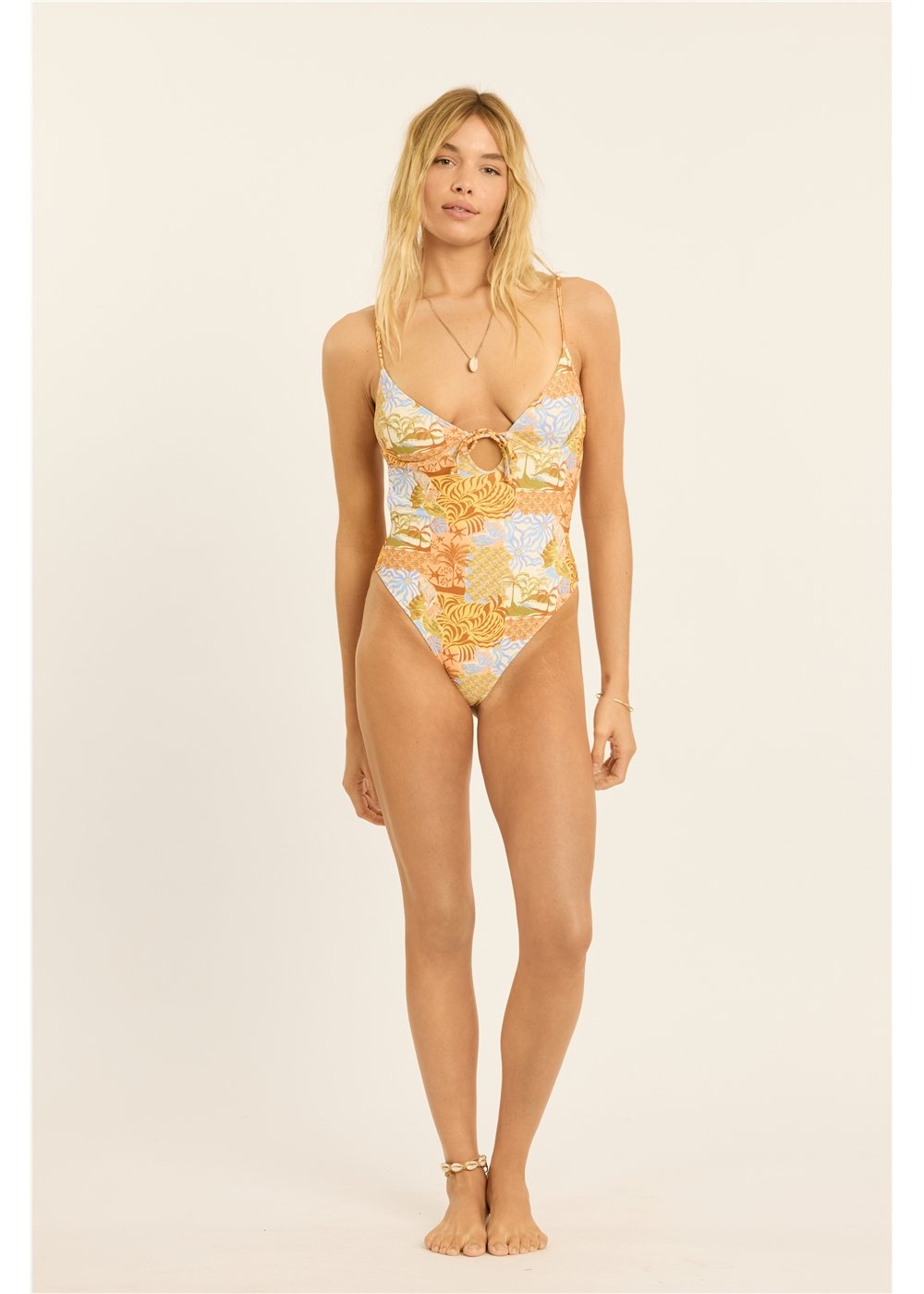 Des Tropiques One Piece Skimpy Swimsuit