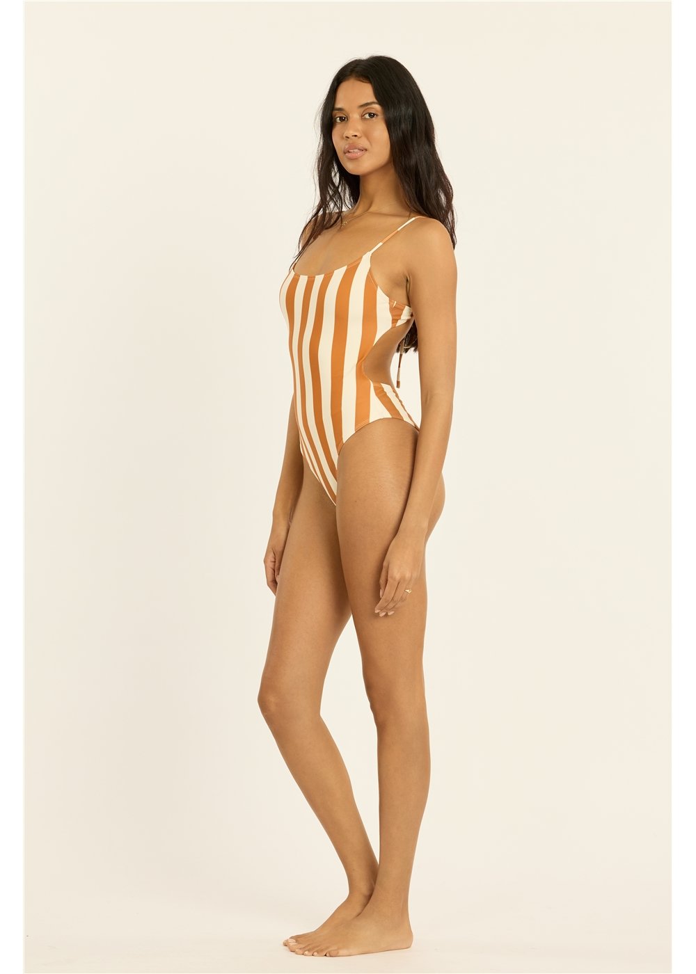 Check And See Striped One Piece Rio