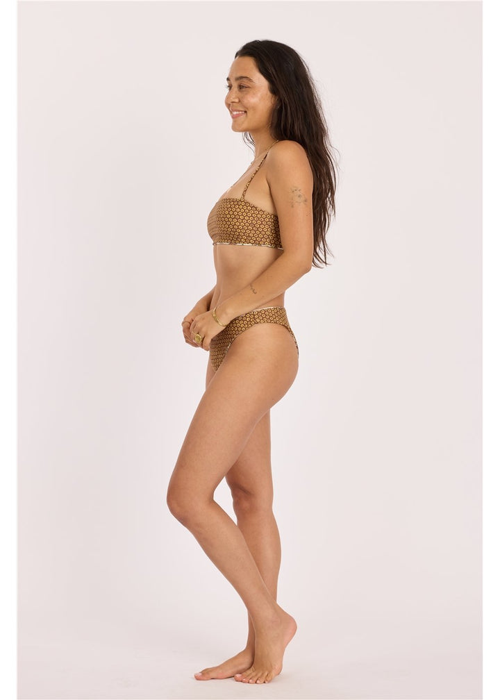 Floral Folks Reversible Bandeau Swim Top