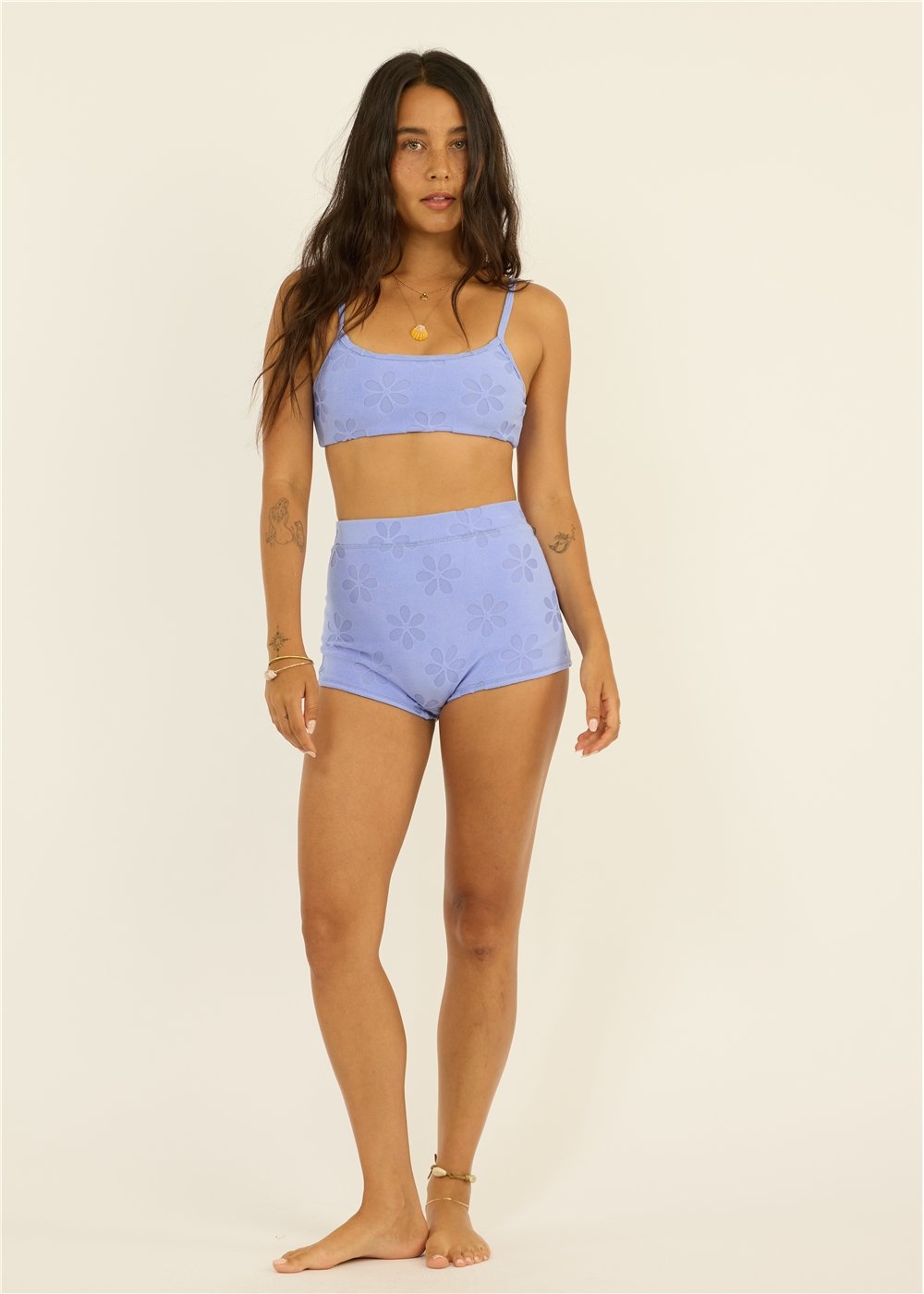 Love Struck Terry Bralette Swim Top