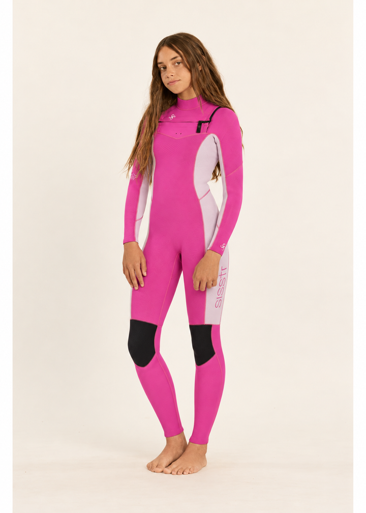 Youth 7 Seas 4/3 Chest Zip Full Wetsuit
