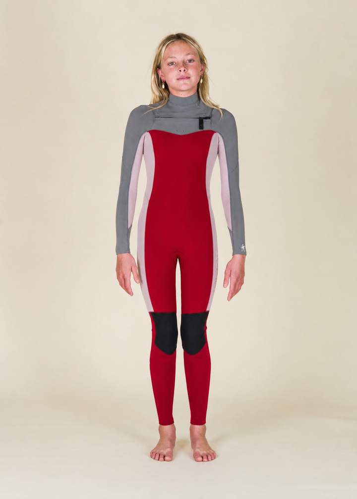 Youth 7 Seas 3/2 Chest Zip Full Wetsuit