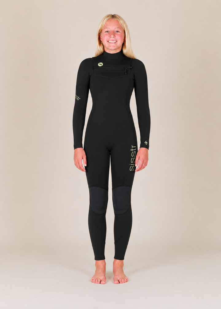 Youth 7 Seas 4/3 Chest Zip Full Wetsuit