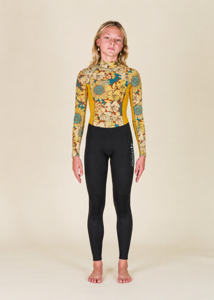 Youth Summer Seas 3/2 Back Zip Full Wetsuit