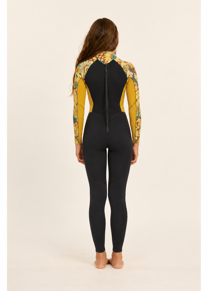 Youth Summer Seas 3/2 Back Zip Full Wetsuit