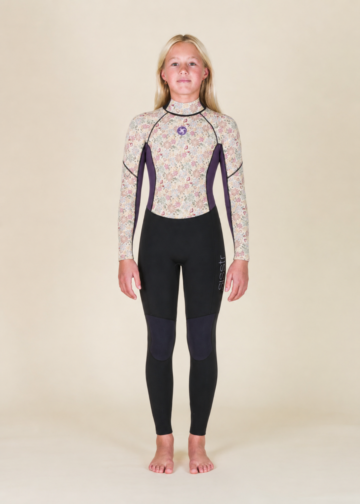 Youth Summer Seas 3/2 Back Zip Wetsuit