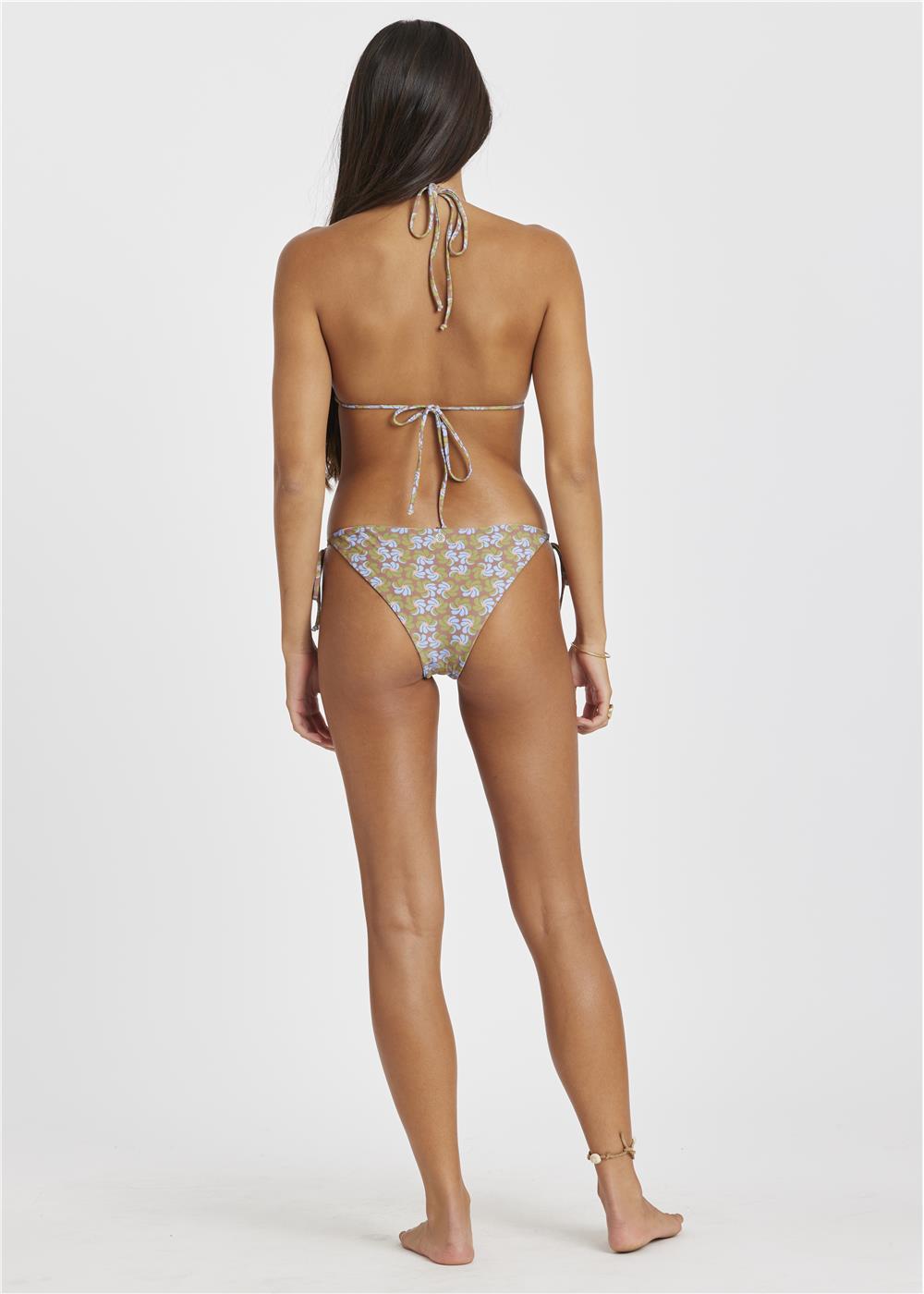 Flower Power Reversible Skimpy Tie Side Swim Bottom - Sisstrevolution