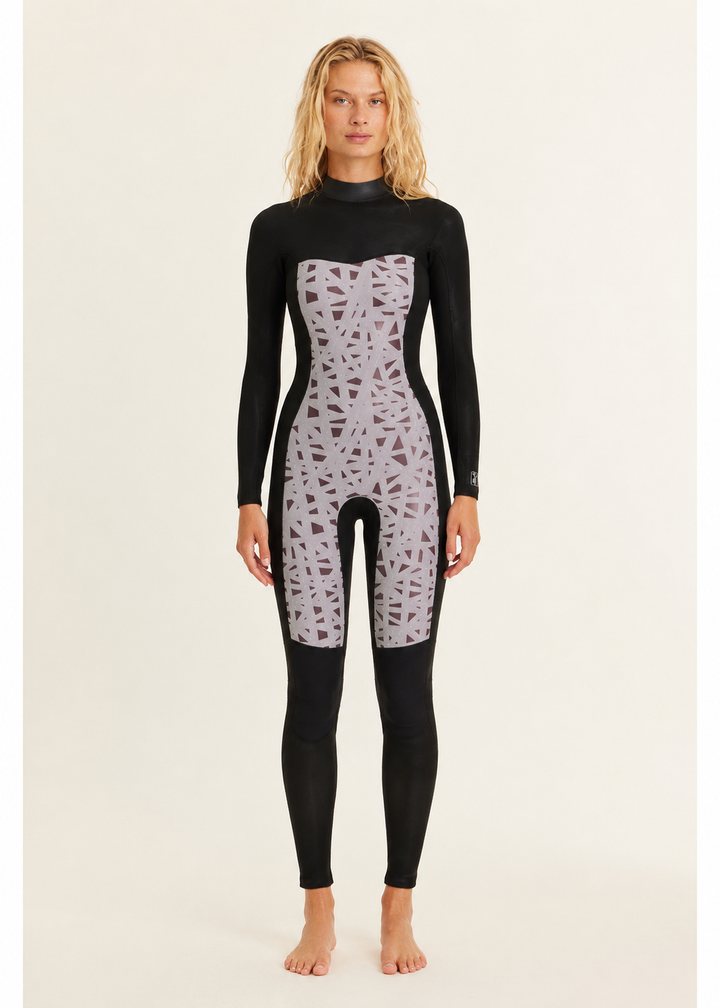 7 Seas 4/3 Chest Zip Full Wetsuit