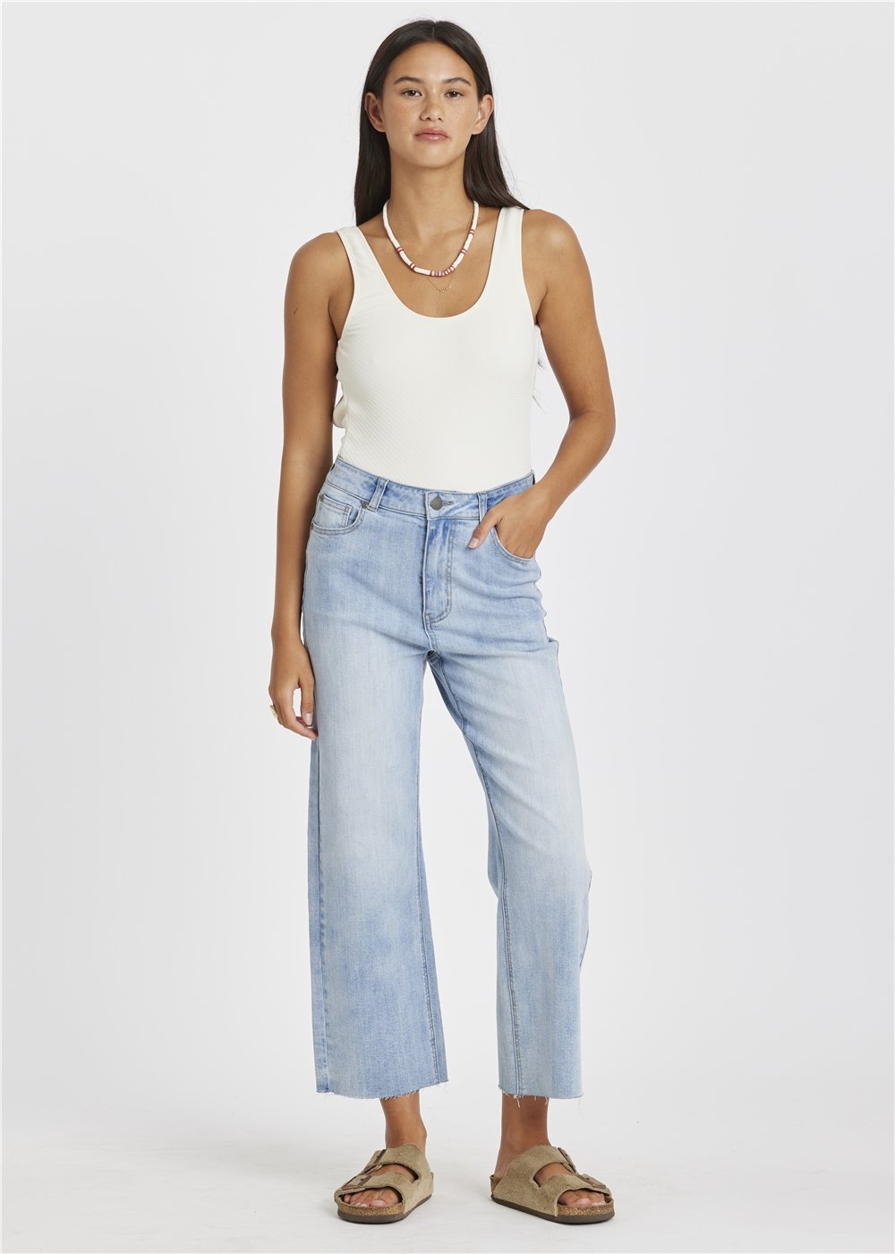 Kellyn Denim Woven Pant - Sisstrevolution