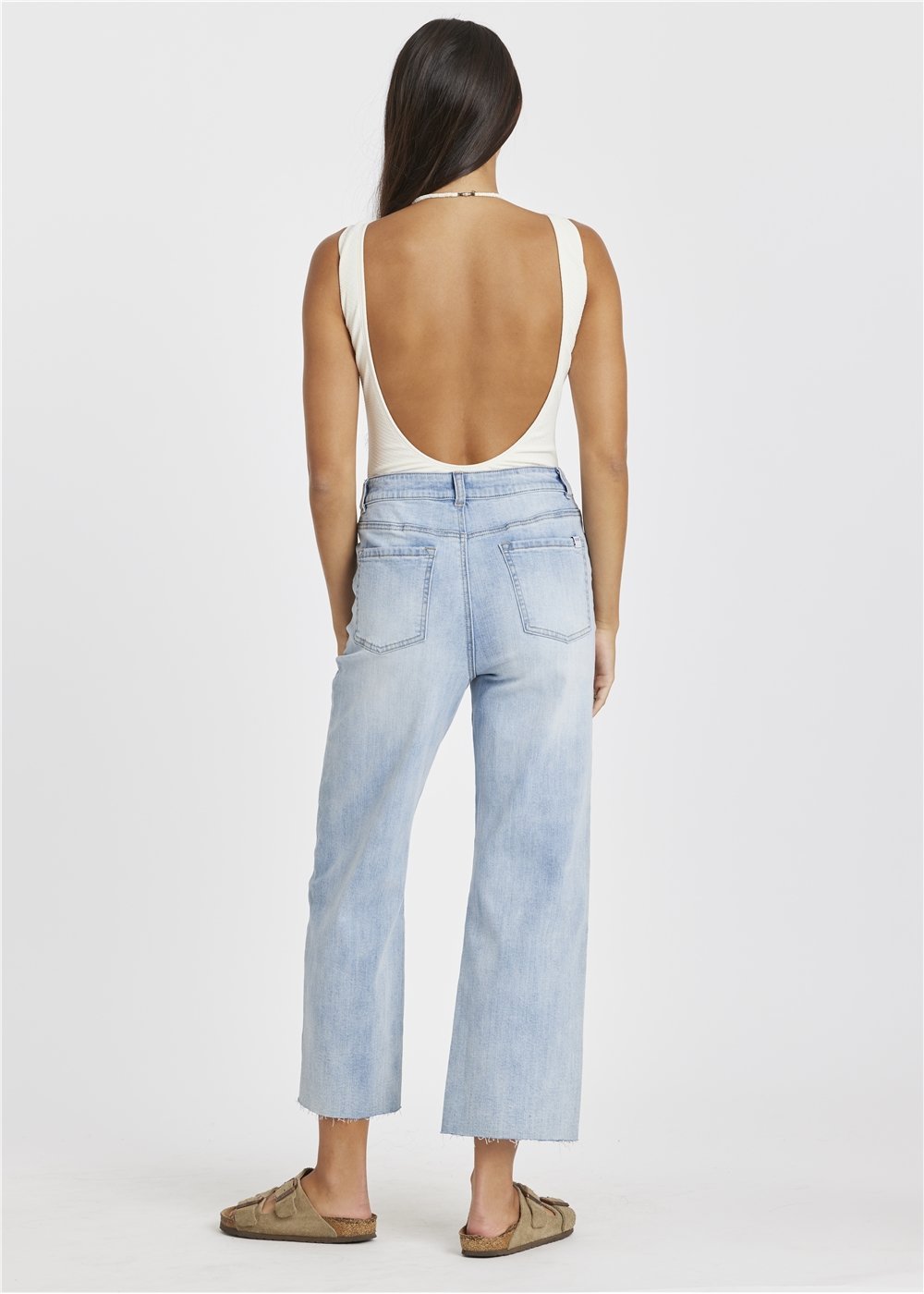 Kellyn Denim Woven Pant - Sisstrevolution