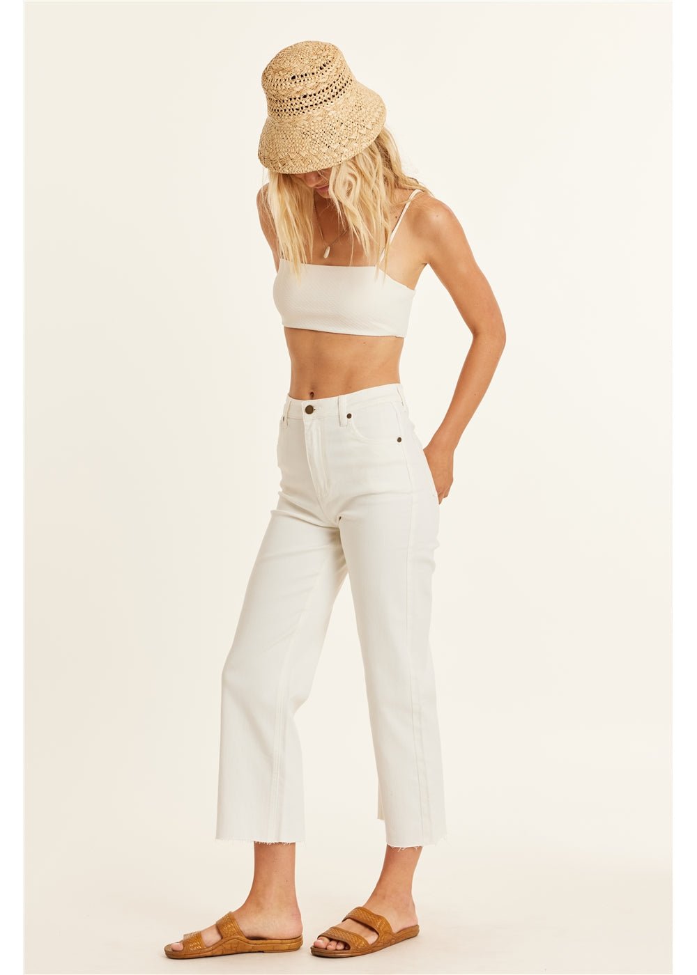 Kellyn Denim Woven Pant - Sisstrevolution