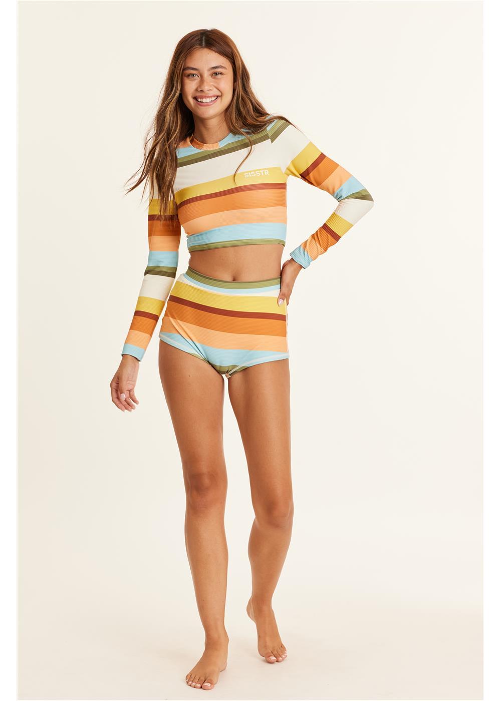 Line Up Rib Surf Short Swim Bottom - Sisstrevolution