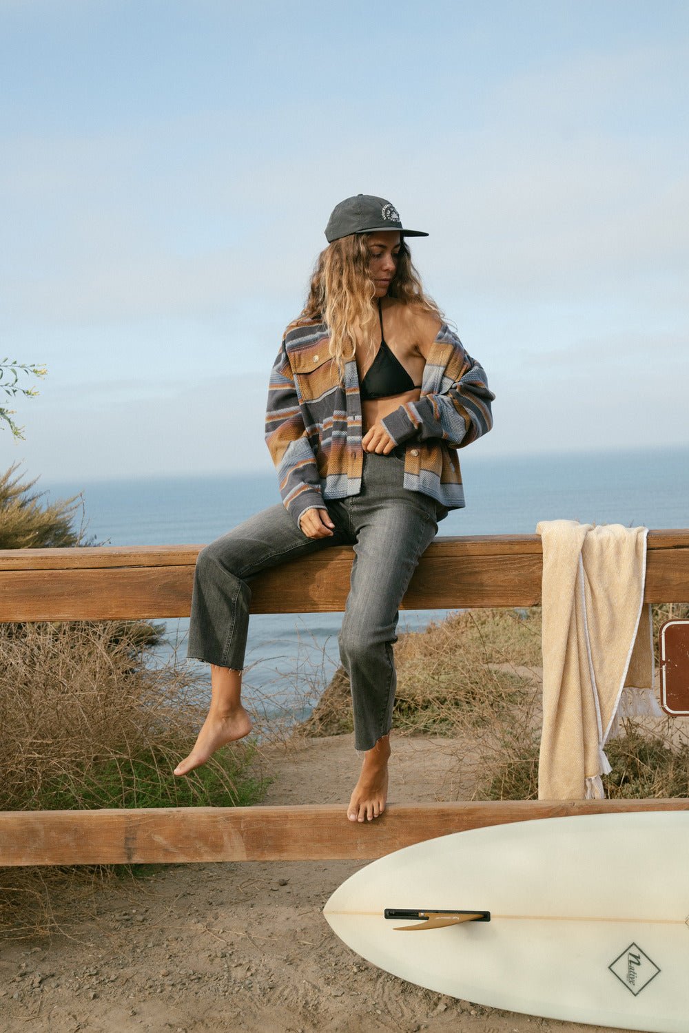 Mavericks Beach Fleece Flannel - Sisstrevolution