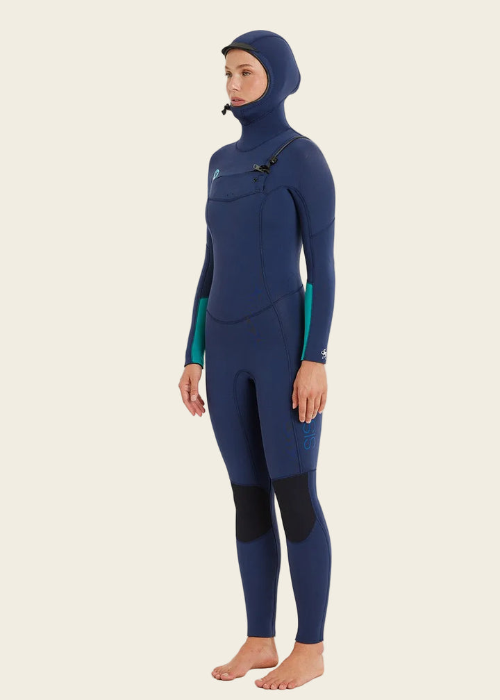 My Seas 5/4 Hooded Chest Zip Wetsuit - Sisstrevolution