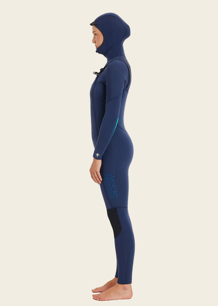 My Seas 5/4 Hooded Chest Zip Wetsuit - Sisstrevolution