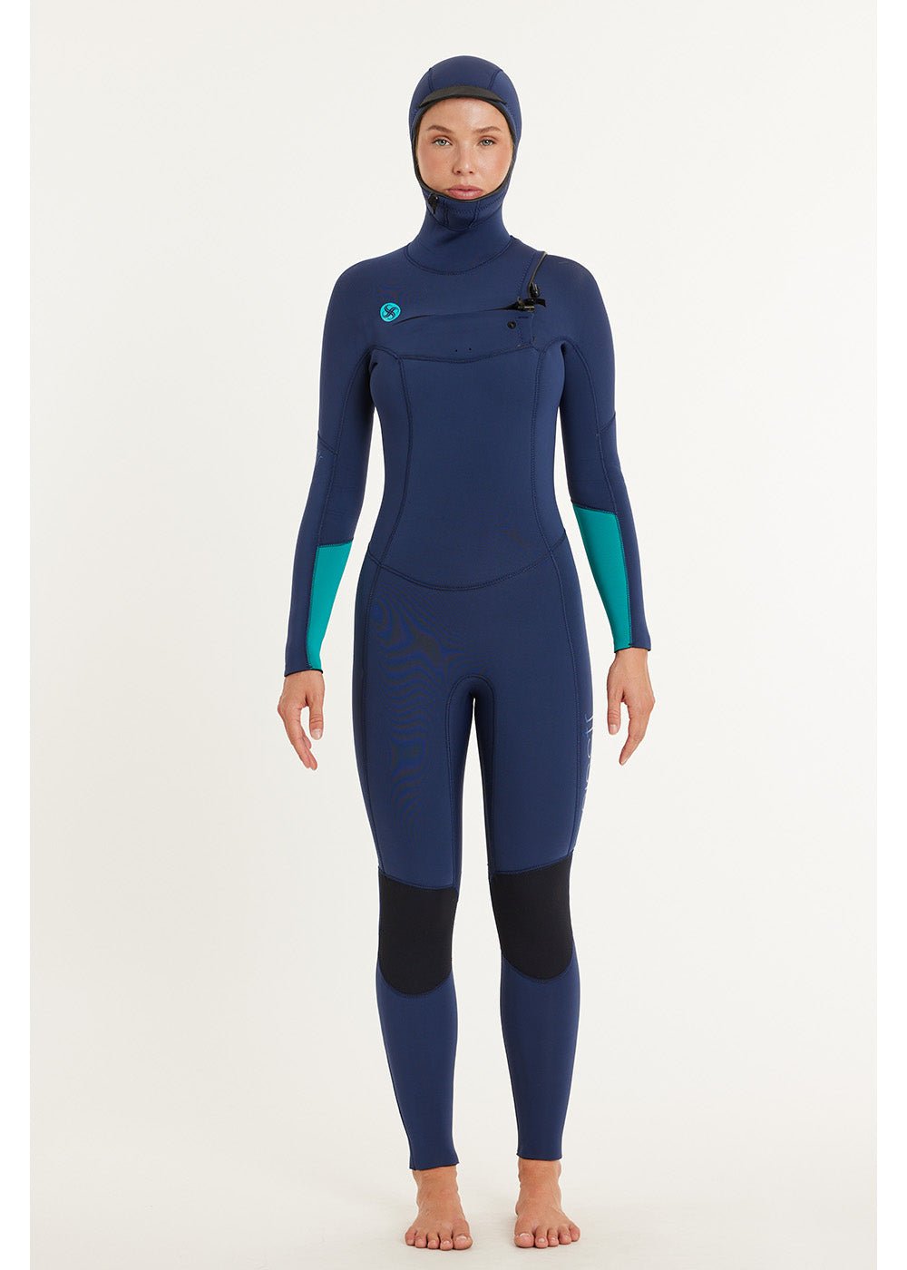 My Seas 5/4 Hooded Chest Zip Wetsuit - Sisstrevolution