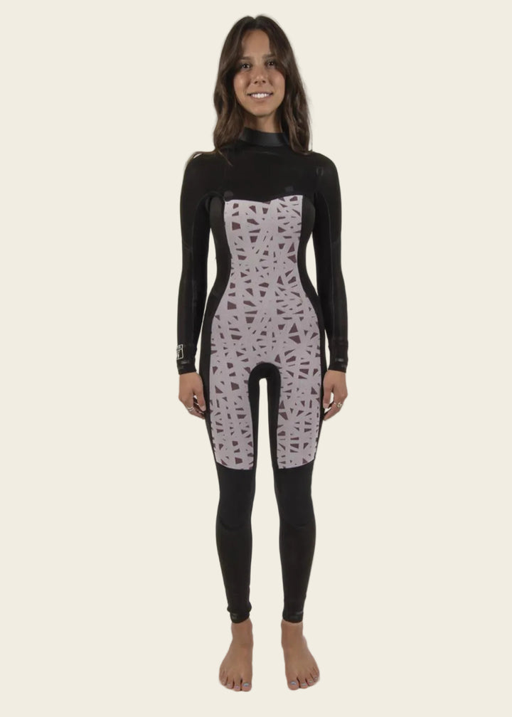 7 Seas 4/3 Back Zip Break Up Full Wetsuit