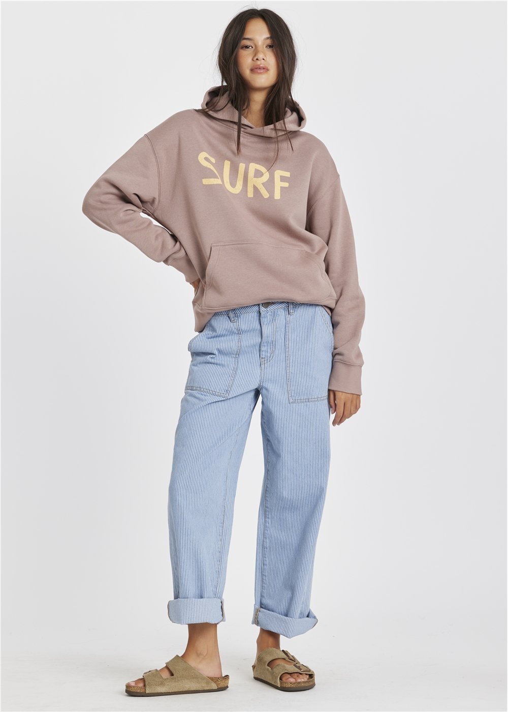 Surf Ls Fleece Hoodie - Sisstrevolution