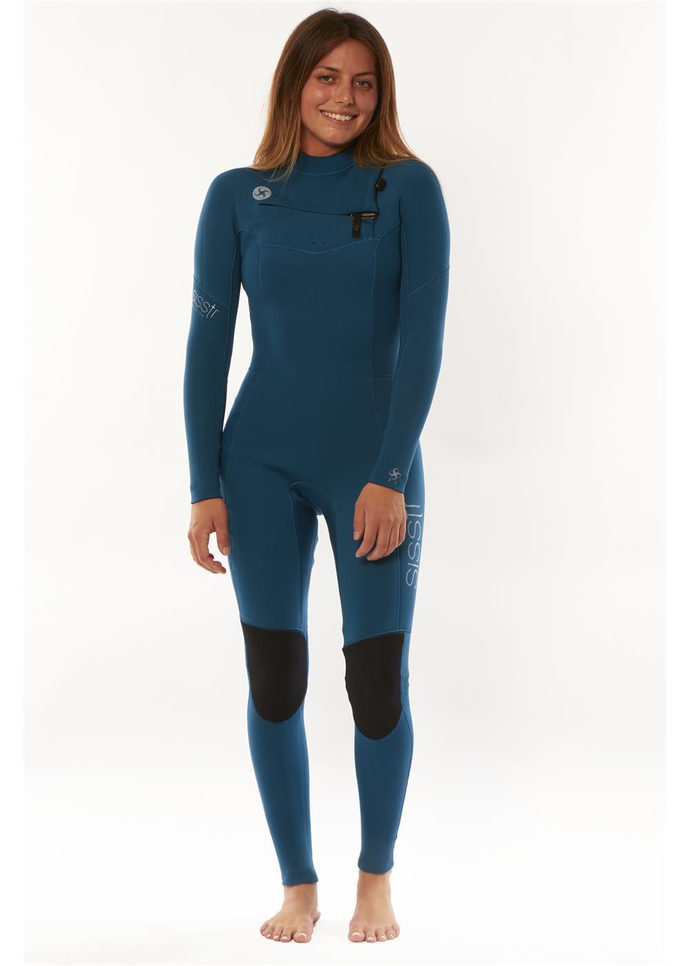 Youth Seven Seas 4/3 Chest Zip Full Wetsuit - Sisstrevolution