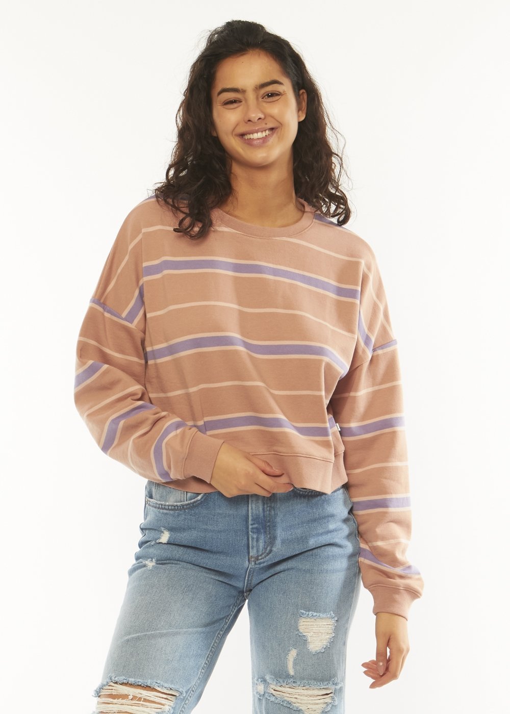 Golden Rays Ls Fleece - Sisstrevolution